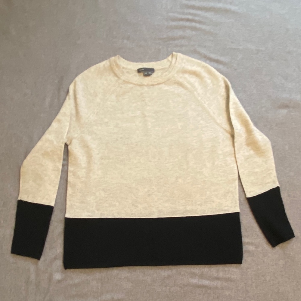 Vince XS Cashmere Color Block Sweater